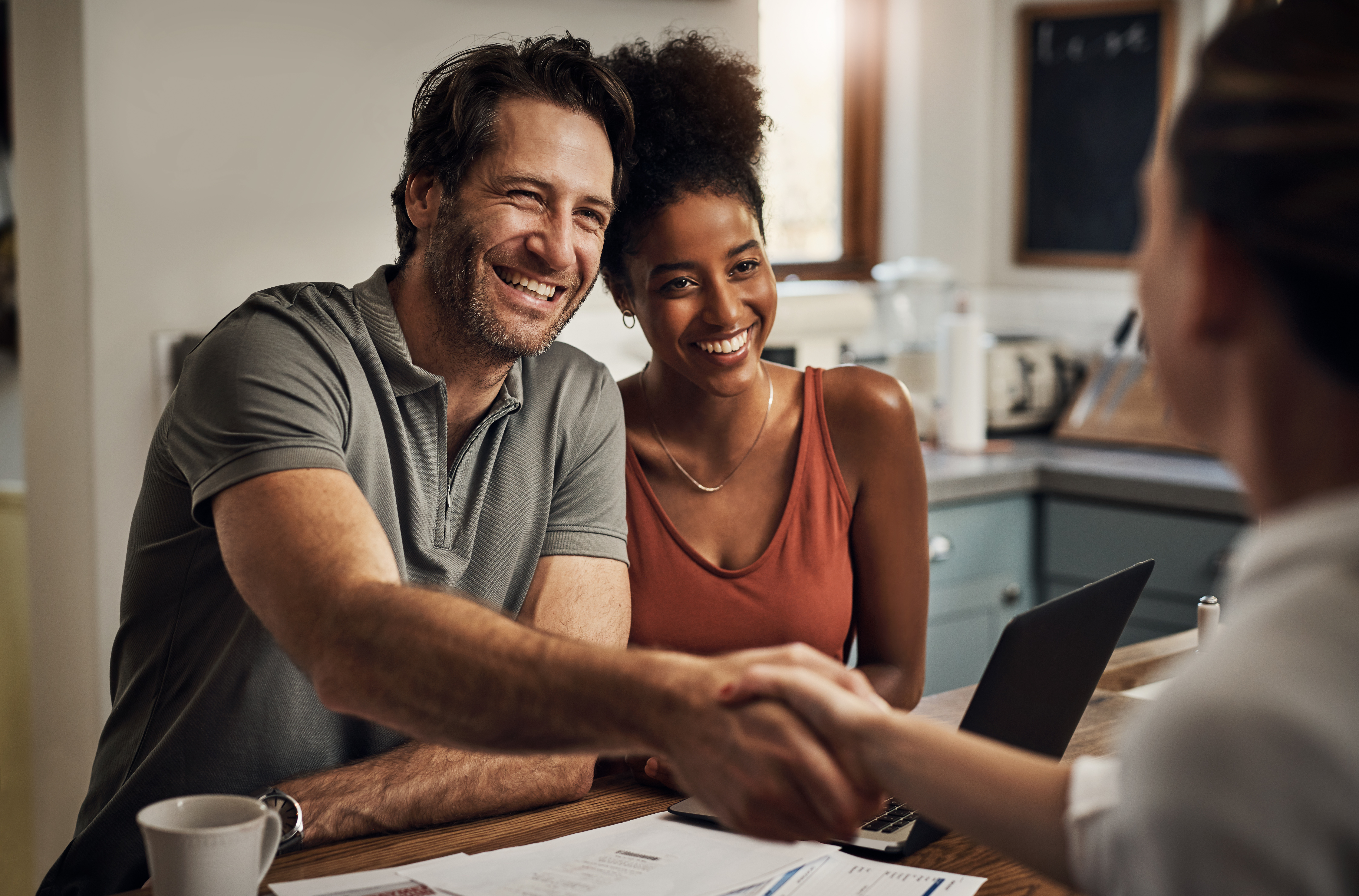 Couple meeting with their tax advisor
